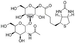 BIOTIN-BLOOD GROUP B DISACCHARIDE Struktur