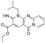 ETHYL 2-IMINO-1-ISOBUTYL-5-OXO-1,5-DIHYDRO-2H-DIPYRIDO[1,2-A:2',3'-D]PYRIMIDINE-3-CARBOXYLATE Struktur