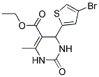 4-(4-BROMOTHIOPHEN-2-YL)-6-METHYL-2-OXO-1,2,3,4-TETRAHYDROPYRIMIDINE-5-CARBOXYLIC ACID ETHYL ESTER Struktur