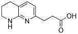 3-(5,6,7,8-TETRAHYDRO-[1,8]NAPHTHYRIDIN-2-YL)-PROPIONIC ACID Struktur