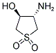 TRANS-4-AMINO-1,1-DIOXO-TETRAHYDRO-1LAMBDA6-THIOPHEN-3-OL Struktur