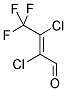 2,3-DICHLORO-4,4,4-TRIFLUORO-BUT-2-EN-AL Struktur