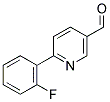 6-(2-FLUORO-PHENYL)-PYRIDINE-3-CARBALDEHYDE Struktur