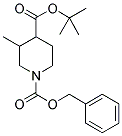 3-METHYL-PIPERIDINE-1,4-DICARBOXYLIC ACID 1-BENZYL ESTER 4-TERT-BUTYL ESTER Struktur