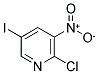 2-CHLORO-5-IODO-3-NITROPYRIDINE Struktur