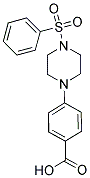 4-[4-(PHENYLSULFONYL)PIPERAZIN-1-YL]BENZOIC ACID Struktur