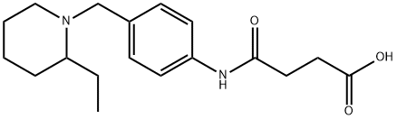 N-[4-(2-ETHYL-PIPERIDIN-1-YLMETHYL)-PHENYL]-SUCCINAMIC ACID Struktur