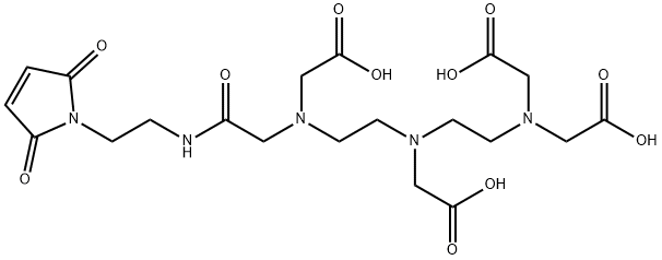 N-(2-MALEIMIDOETHYL)DIETHYLENETRIAMINEPENTAACETIC ACID, MONOAMIDE Struktur