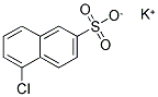 5-CHLORONAPHTHALENE-2-SULFONIC ACID, POTASSIUM SALT Struktur