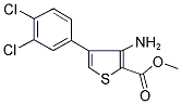 METHYL 3-AMINO-4-(3,4-DICHLOROPHENYL)THIOPHENE-2-CARBOXYLATE Struktur