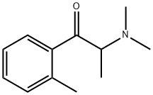 BETA-DIMETHYLAMINO-O-METHYLISOBUTYROPHENONE Struktur