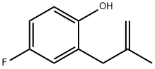 4-FLUORO-2-(2-METHYLALLYL)-PHENOL Struktur