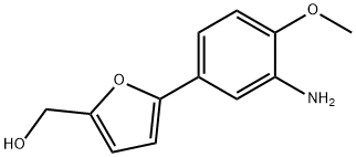 [5-(3-AMINO-4-METHOXY-PHENYL)-FURAN-2-YL]-METHANOL Struktur