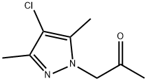 1-(4-CHLORO-3,5-DIMETHYL-PYRAZOL-1-YL)-PROPAN-2-ONE Struktur