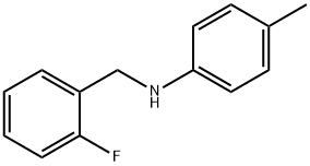 N-(2-FLUOROBENZYL)-4-METHYLANILINE Struktur