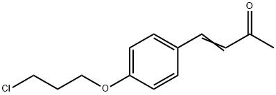 4-[4-(3-CHLOROPROPOXY)PHENYL]-3-BUTEN-2-ONE Struktur