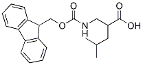 FMOC-DL-2-(3-METHYLBUTYL)-3-AMINO-PROPIONIC ACID Struktur