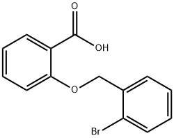 2-[(2-BROMOBENZYL)OXY]BENZOIC ACID Struktur