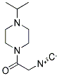 4-ISOPROPYL-PIPERAZINO-1-ISOCYANO-ACETAMIDE Struktur