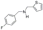 1-(4-FLUOROPHENYL)-N-(THIEN-2-YLMETHYL)METHANAMINE Struktur