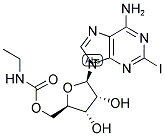 2-IODO-5'-ETHYLCARBOXAMIDOADENOSINE Struktur