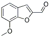 7-METHOXY-BENZOFURAN-2-CARBALDEHYDE Struktur