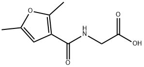 [(2,5-DIMETHYL-FURAN-3-CARBONYL)-AMINO]-ACETIC ACID Struktur