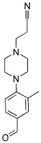 3-[4-(4-FORMYL-2-METHYLPHENYL)PIPERAZIN-1-YL]PROPANENITRILE Struktur