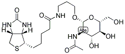 BIOTIN-2-ACETAMIDO-2-DEOXY-BETA-D-GLUCOPYRANOSIDE Struktur