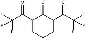 2,6-BIS(2,2,2-TRIFLUOROACETYL)CYCLOHEXANONE Struktur