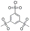 3,5-BIS(METHYLSULFONYL)BENZENESULFONYL CHLORIDE Struktur