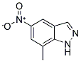 7-METHYL-5-NITRO-1H-INDAZOLE Struktur