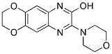 8-MORPHOLIN-4-YL-2,3-DIHYDRO[1,4]DIOXINO[2,3-G]QUINOXALIN-7-OL Struktur