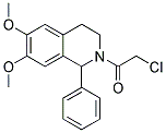 2-(CHLOROACETYL)-6,7-DIMETHOXY-1-PHENYL-1,2,3,4-TETRAHYDROISOQUINOLINE Struktur