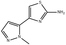 4-(2-METHYL-2 H-PYRAZOL-3-YL)-THIAZOL-2-YLAMINE Struktur