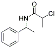 2-CHLORO-N-(1-PHENYLETHYL)PROPANAMIDE Struktur