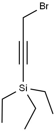 3-BROMO-1-(TRIETHYLSILYL)-1-PROPYNE Struktur