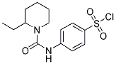 4-[(2-ETHYL-PIPERIDINE-1-CARBONYL)-AMINO]-BENZENESULFONYL CHLORIDE Struktur