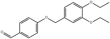 4-(3,4-DIETHOXY-BENZYLOXY)-BENZALDEHYDE Struktur