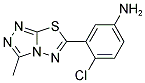 4-CHLORO-3-(3-METHYL-[1,2,4]TRIAZOLO[3,4-B][1,3,4]THIADIAZOL-6-YL)-PHENYLAMINE Struktur