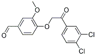 4-[2-(3,4-DICHLORO-PHENYL)-2-OXO-ETHOXY]-3-METHOXY-BENZALDEHYDE Struktur