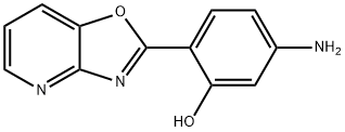 5-AMINO-2-[1,3]OXAZOLO[4,5-B]PYRIDIN-2-YLPHENOL Struktur