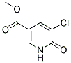 METHYL 5-CHLORO-6-OXO-1,6-DIHYDRO-3-PYRIDINECARBOXYLATE Struktur