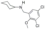 N-(3,5-DICHLORO-2-METHOXYBENZYL)CYCLOHEXANAMINE Struktur