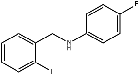 4-FLUORO-N-(2-FLUOROBENZYL)ANILINE Struktur