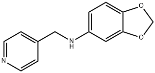 BENZO[1,3]DIOXOL-5-YL-PYRIDIN-4-YLMETHYL-AMINE Struktur