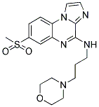 7-(METHYLSULFONYL)-N-(3-MORPHOLIN-4-YLPROPYL)IMIDAZO[1,2-A]QUINOXALIN-4-AMINE