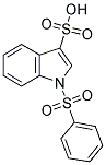 1-PHENYLSULPHONYLINDOLE-3-SULPHONIC ACID Struktur