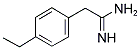 2-(4-ETHYL-PHENYL)-ACETAMIDINE Struktur