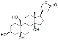 4-(3,5,14-TRIHYDROXY-10-HYDROXYMETHYL-13-METHYL-HEXADECAHYDRO-CYCLOPENTA[A]PHENANTHREN-17-YL)-5H-FURAN-2-ONE Struktur